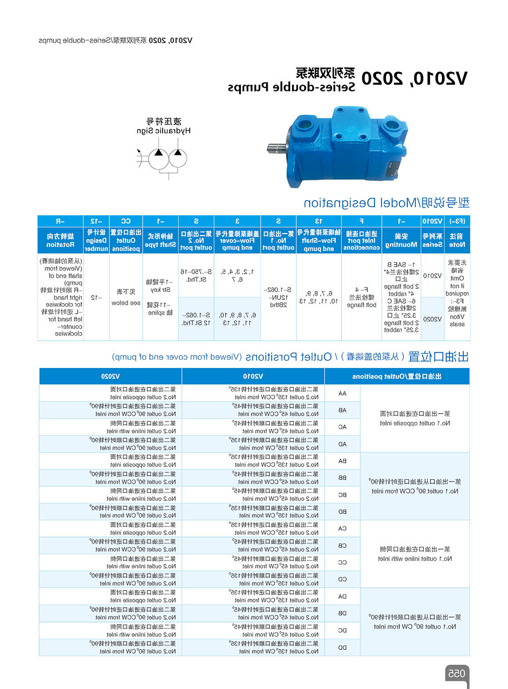 V2010，V2020系列双联泵