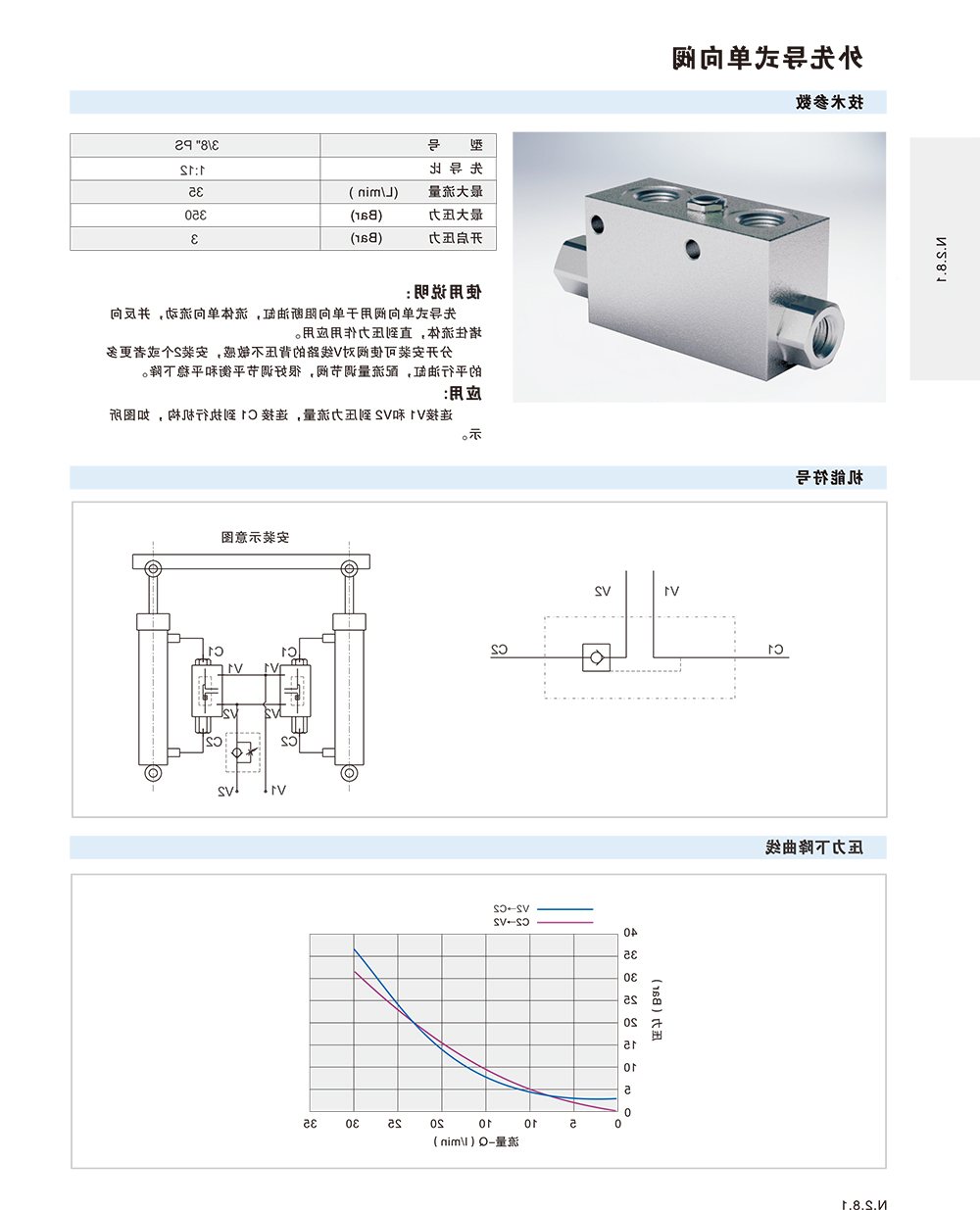 外液控单阀