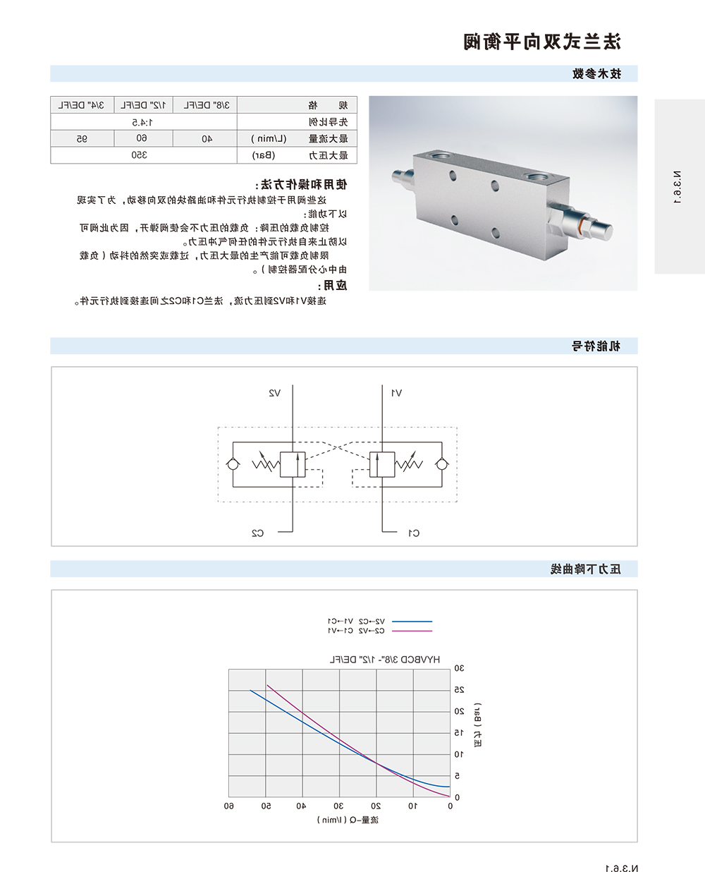 法兰式双向平衡阀