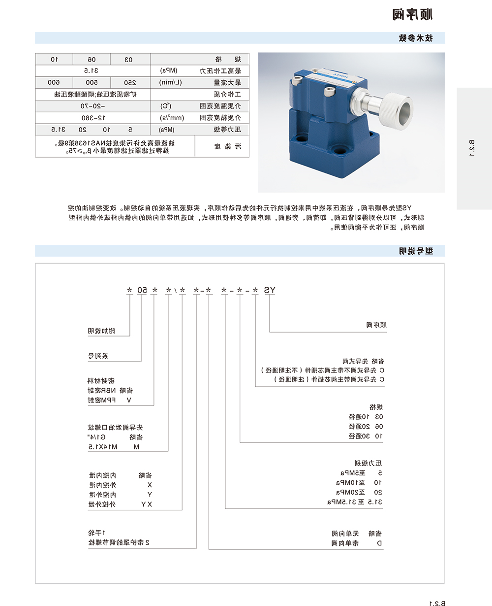 顺序阀